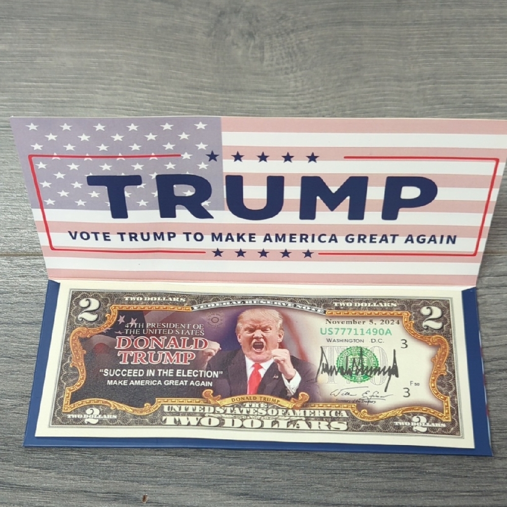 Collectible Donald Trump Novelty $2 Bill